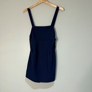 Finders Keepers Mini Dress Sleeveless Tie Back Party Cocktail Blue S